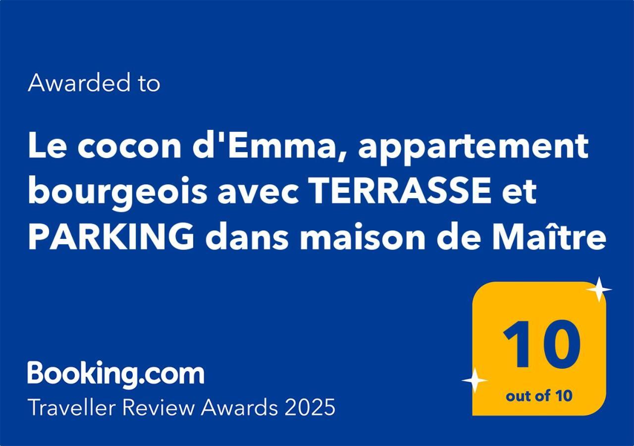 Le Cocon D'Emma, Appartement Bourgeois Avec Terrasse, Et Parking Gratuit Dans Maison De Maitre 斯特拉斯堡 外观 照片